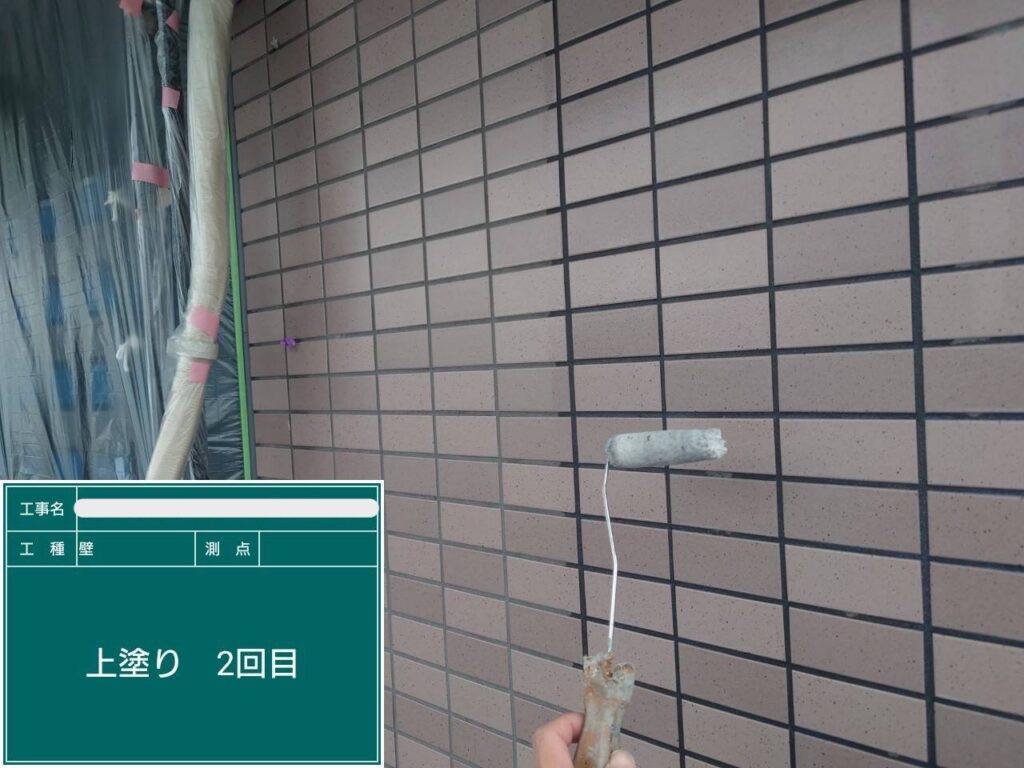 外壁クリヤー塗装